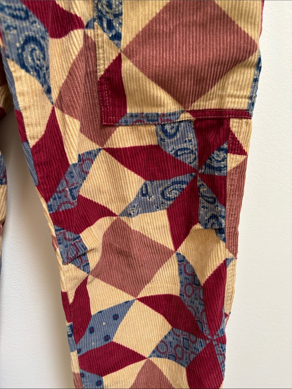 Urban Outfitters Multicolor Corduroy Patchwork Pants - Picture 4 of 13